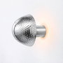 Opviq Lámpara de Pared de Metal Cromo